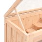 vidaXL Hamsterkäfig 60x35,5x42 cm Massivholz Tanne vidaXL Hamsterkäfig 60x35,5x42 cm Massivholz Tanne