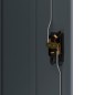 vidaXL Aktenschrank Anthrazit 90x40x105 cm Stahl