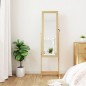 vidaXL Schmuckschrank mit Spiegel & LED-Beleuchtung Freistehend vidaXL Schmuckschrank mit Spiegel & LED-Beleuchtung Freistehend