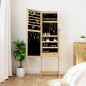vidaXL Schmuckschrank mit Spiegel & LED-Beleuchtung Freistehend vidaXL Schmuckschrank mit Spiegel & LED-Beleuchtung Freistehend