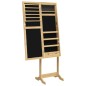 vidaXL Schmuckschrank mit Spiegel & LED-Beleuchtung Freistehend vidaXL Schmuckschrank mit Spiegel & LED-Beleuchtung Freistehend
