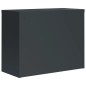 vidaXL Aktenschrank Anthrazit und Weiß 90x40x70 cm Stahl vidaXL Aktenschrank Anthrazit und Weiß 90x40x70 cm Stahl