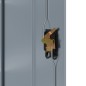 vidaXL Aktenschrank Hellgrau und Dunkelgrau 90x40x140 cm Stahl vidaXL Aktenschrank Hellgrau und Dunkelgrau 90x40x140 cm Stahl