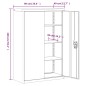 vidaXL Aktenschrank Hellgrau und Dunkelgrau 90x40x140 cm Stahl vidaXL Aktenschrank Hellgrau und Dunkelgrau 90x40x140 cm Stahl