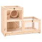 vidaXL Hamsterkäfig 81x40x60 cm Massivholz Tanne vidaXL Hamsterkäfig 81x40x60 cm Massivholz Tanne