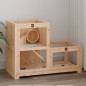 vidaXL Hamsterkäfig 81x40x60 cm Massivholz Tanne vidaXL Hamsterkäfig 81x40x60 cm Massivholz Tanne