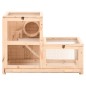 vidaXL Hamsterkäfig 81x40x60 cm Massivholz Tanne vidaXL Hamsterkäfig 81x40x60 cm Massivholz Tanne