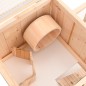 vidaXL Hamsterkäfig 81x40x60 cm Massivholz Tanne vidaXL Hamsterkäfig 81x40x60 cm Massivholz Tanne