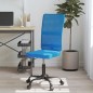 vidaXL Bürostuhl Höhenverstellbar Blau Netzstoff vidaXL Bürostuhl Höhenverstellbar Blau Netzstoff