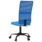 vidaXL Bürostuhl Höhenverstellbar Blau Netzstoff vidaXL Bürostuhl Höhenverstellbar Blau Netzstoff