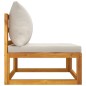 3-tlg. Garten-Lounge-Set mit Kissen Massivholz Akazie 3-tlg. Garten-Lounge-Set mit Kissen Massivholz Akazie