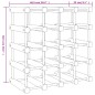 vidaXL Weinregal für 20 Flaschen 46,5x23x46,5 cm Massivholz Kiefer vidaXL Weinregal für 20 Flaschen 46,5x23x46,5 cm Massivholz Kiefer