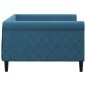 vidaXL Tagesbett Blau 100x200 cm Samt vidaXL Tagesbett Blau 100x200 cm Samt