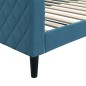 vidaXL Tagesbett Blau 100x200 cm Samt vidaXL Tagesbett Blau 100x200 cm Samt