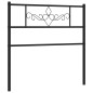 vidaXL Kopfteil Metall Schwarz 100 cm vidaXL Kopfteil Metall Schwarz 100 cm