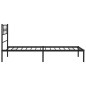 vidaXL Bettgestell mit Kopfteil Metall Schwarz 107x203 cm vidaXL Bettgestell mit Kopfteil Metall Schwarz 107x203 cm