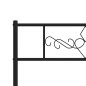 vidaXL Bettgestell mit Kopf- und Fußteil Metall Schwarz 90x190 cm vidaXL Bettgestell mit Kopf- und Fußteil Metall Schwarz 90x190 cm