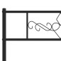 vidaXL Bettgestell mit Kopf- und Fußteil Metall Schwarz 180x200 cm vidaXL Bettgestell mit Kopf- und Fußteil Metall Schwarz 180x200 cm