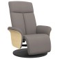 vidaXL Relaxsessel mit Fußteil Taupe Stoff vidaXL Relaxsessel mit Fußteil Taupe Stoff