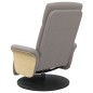 vidaXL Relaxsessel mit Fußteil Taupe Stoff vidaXL Relaxsessel mit Fußteil Taupe Stoff