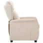 vidaXL Relaxsessel Creme Stoff vidaXL Relaxsessel Creme Stoff