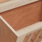 vidaXL Heuraufe für Kaninchen 25x18,5x20,5 cm Massivholz Tanne vidaXL Heuraufe für Kaninchen 25x18,5x20,5 cm Massivholz Tanne