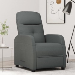 vidaXL Relaxsessel Dunkelgrau Stoff
