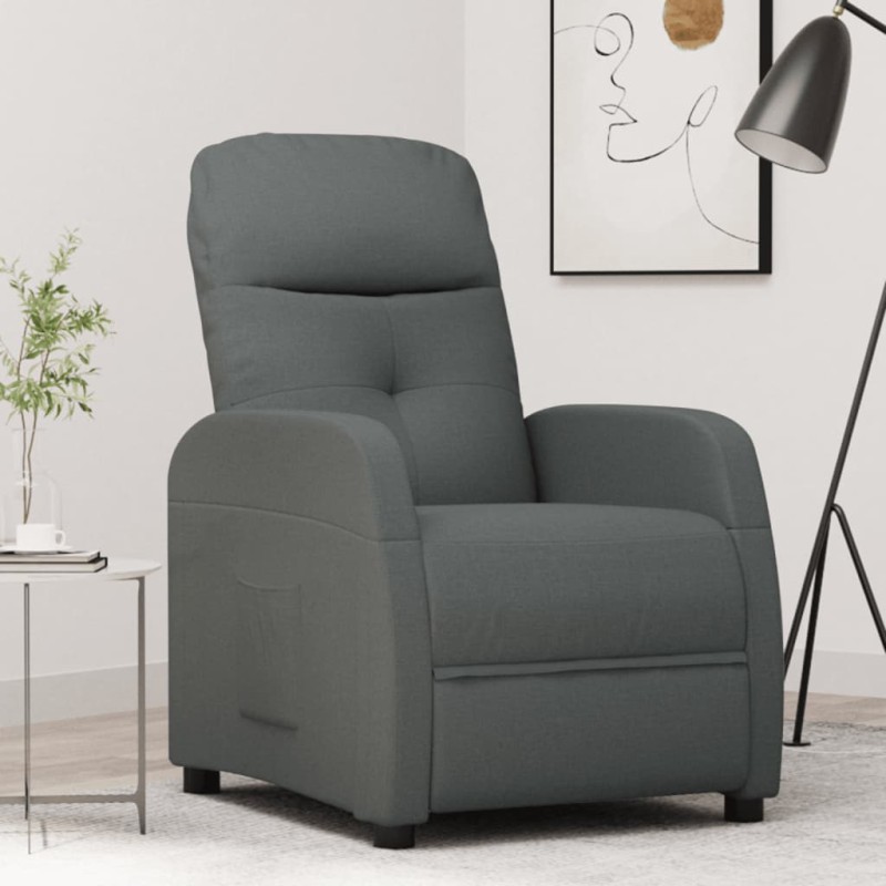 vidaXL Relaxsessel Dunkelgrau Stoff vidaXL Relaxsessel Dunkelgrau Stoff