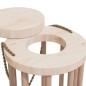 vidaXL Heuraufe für Kaninchen Ø15x25,5 cm Massivholz Tanne vidaXL Heuraufe für Kaninchen Ø15x25,5 cm Massivholz Tanne