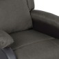 vidaXL Relaxsessel Dunkelgrau Kunstleder und Stoff vidaXL Relaxsessel Dunkelgrau Kunstleder und Stoff