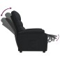 vidaXL Relaxsessel Schwarz Stoff vidaXL Relaxsessel Schwarz Stoff