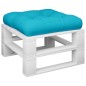 Palettenkissen Türkis 60x60x12 cm Stoff Palettenkissen Türkis 60x60x12 cm Stoff