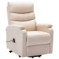 vidaXL Aufstehsessel Creme Stoff vidaXL Aufstehsessel Creme Stoff