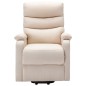 vidaXL Aufstehsessel Creme Stoff vidaXL Aufstehsessel Creme Stoff