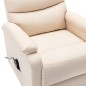 vidaXL Aufstehsessel Creme Stoff vidaXL Aufstehsessel Creme Stoff
