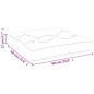 Palettenkissen Türkis 60x60x12 cm Stoff Palettenkissen Türkis 60x60x12 cm Stoff