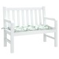 vidaXL Gartenbank-Auflage Blattmuster 100x50x7 cm Oxford-Gewebe vidaXL Gartenbank-Auflage Blattmuster 100x50x7 cm Oxford-Gewebe