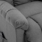 vidaXL Aufstehsessel Hellgrau Stoff vidaXL Aufstehsessel Hellgrau Stoff