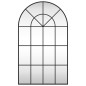 vidaXL Wandspiegel Schwarz 60x100 cm Gewölbt Eisen vidaXL Wandspiegel Schwarz 60x100 cm Gewölbt Eisen