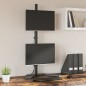 vidaXL Tischhalterung für 2 Monitore Schwarz Stahl VESA 75/100 mm vidaXL Tischhalterung für 2 Monitore Schwarz Stahl VESA 75/100 mm