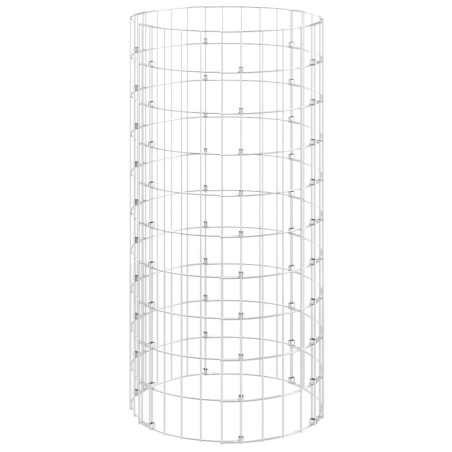 vidaXL Gartenkomposter Ø50x100 cm Verzinkter Stahl
