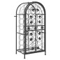 vidaXL Weinregal für 33 Flaschen Schwarz 45x36x100 cm Schmiedeeisen vidaXL Weinregal für 33 Flaschen Schwarz 45x36x100 cm Schmiedeeisen