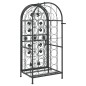 vidaXL Weinregal für 33 Flaschen Schwarz 45x36x100 cm Schmiedeeisen vidaXL Weinregal für 33 Flaschen Schwarz 45x36x100 cm Schmiedeeisen