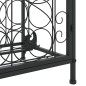 vidaXL Weinregal für 33 Flaschen Schwarz 45x36x100 cm Schmiedeeisen vidaXL Weinregal für 33 Flaschen Schwarz 45x36x100 cm Schmiedeeisen
