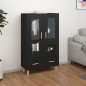 vidaXL Highboard Schwarz 70x31x115 cm Holzwerkstoff vidaXL Highboard Schwarz 70x31x115 cm Holzwerkstoff