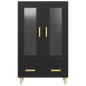 vidaXL Highboard Schwarz 70x31x115 cm Holzwerkstoff vidaXL Highboard Schwarz 70x31x115 cm Holzwerkstoff