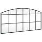 vidaXL Wandspiegel Schwarz 100x50 cm Gewölbt Eisen vidaXL Wandspiegel Schwarz 100x50 cm Gewölbt Eisen