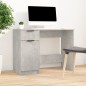 vidaXL Schreibtisch Betongrau 100x50x75 cm Holzwerkstoff vidaXL Schreibtisch Betongrau 100x50x75 cm Holzwerkstoff