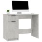 vidaXL Schreibtisch Betongrau 100x50x75 cm Holzwerkstoff vidaXL Schreibtisch Betongrau 100x50x75 cm Holzwerkstoff