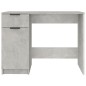 vidaXL Schreibtisch Betongrau 100x50x75 cm Holzwerkstoff vidaXL Schreibtisch Betongrau 100x50x75 cm Holzwerkstoff